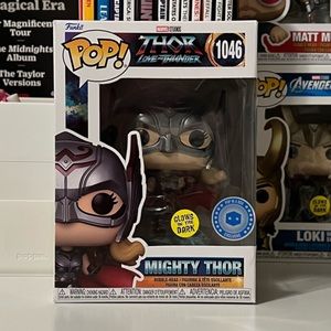 marvel funko pop! mighty thor glow in the dark pop in a box exclusive #1046